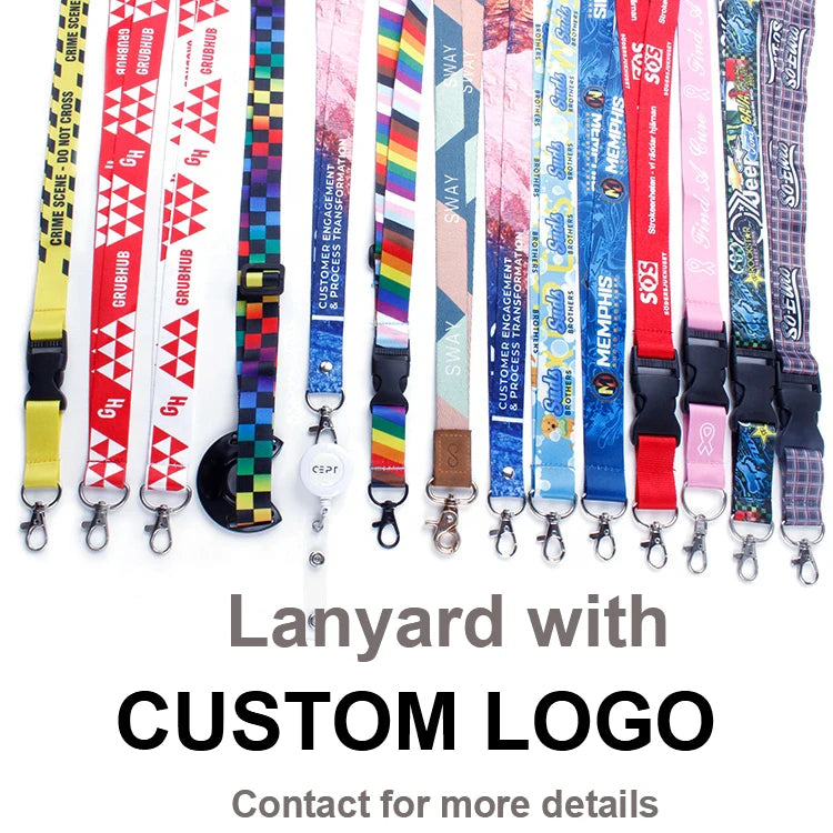No Minimum Order Manufacturer Cheap Personalized Neck Tool Printing Polyester Sublimation Custom Lanyards With Logo Custom