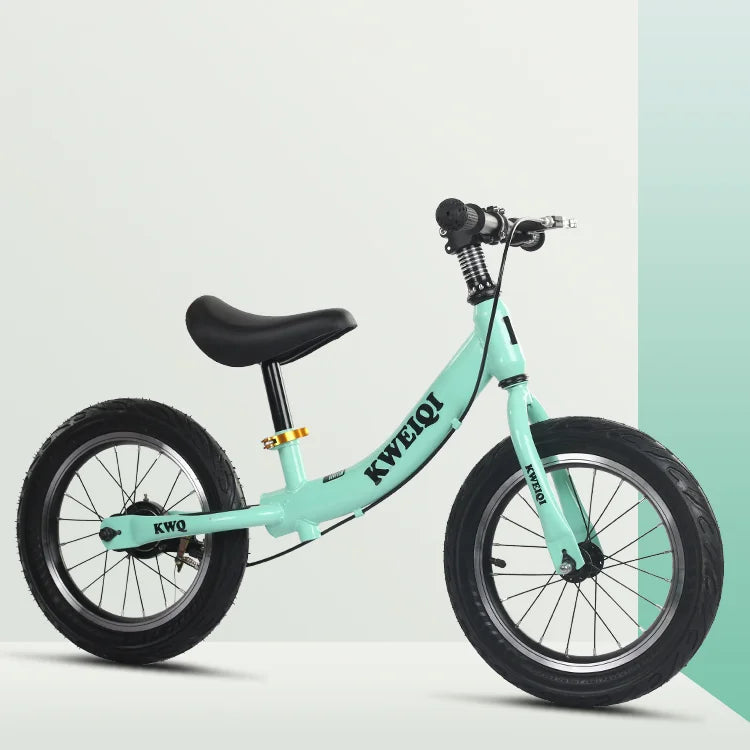 Wholesale 14 Inch Single Speed High Carbon Steel Children's Balance Bike Without Pedals