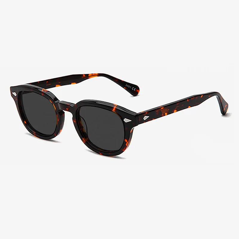 Women's Fashion Square Sunglasses for Men Polarized Vintage Uv400 Handmade Sunglasses 2026 Acetate Sunglasses