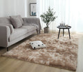 Hot Sale Soft Tie-dyed Color Fuzzy Rugs for Girls Bedroom Shaggy Carpet Living Room Carpet