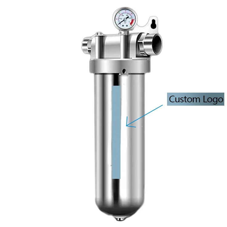 Stainless Steel Prefilter for Home Use With 1.2mm Thick Cartridge Housing