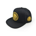 Vintage Boys' Basketball Snapback Caps 6-Panel Toddler Hats Plain Back Curved Brim 3D Puff Embroidery Custom Logo Sports Outdoor