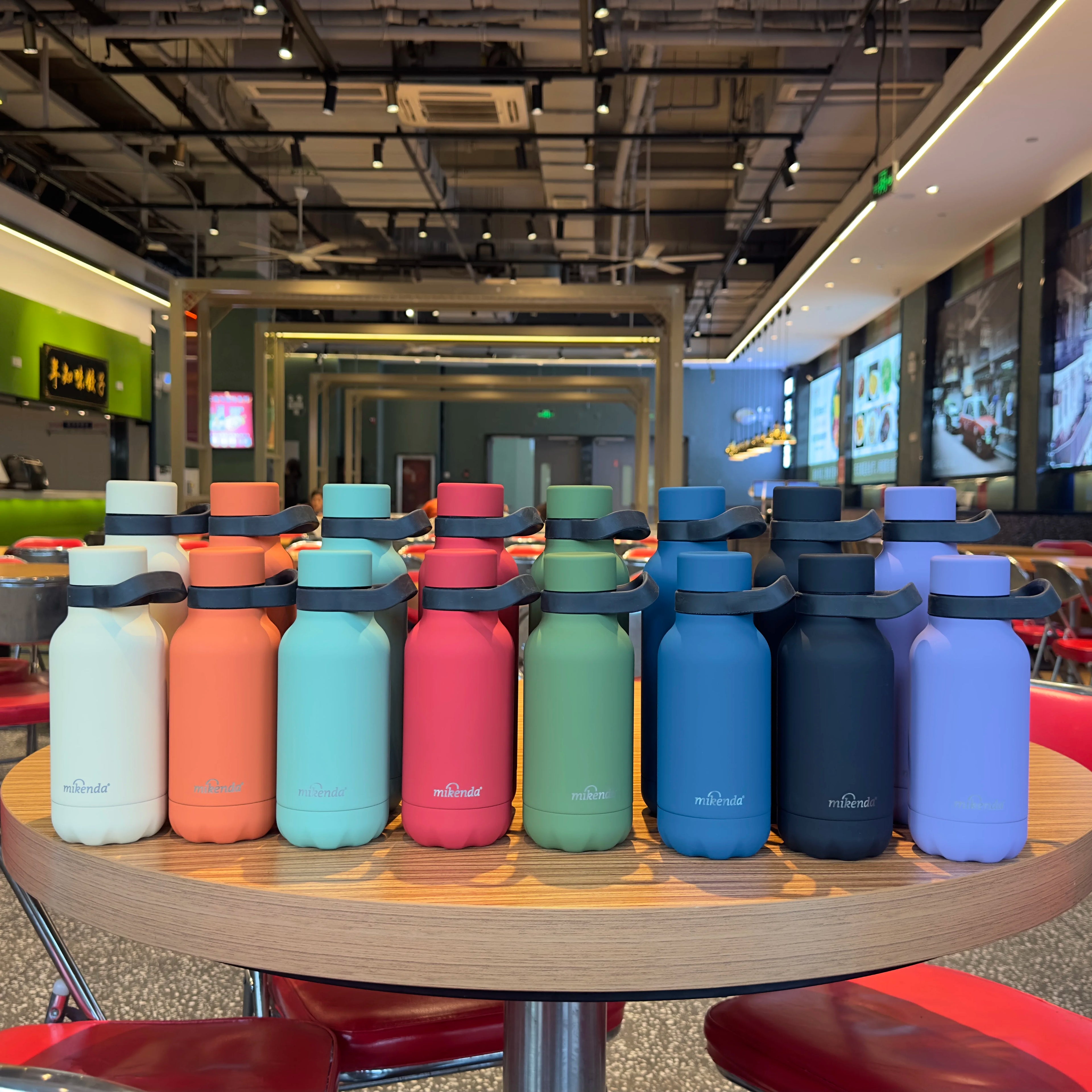 Metal Vacuum Flask New Style Portable Hot Selling Stainless Steel Sports Water Bottle with Custom Logo with Handle