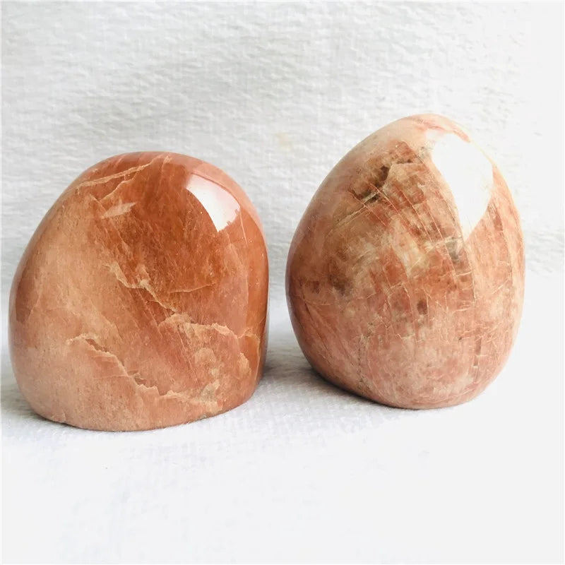 Wholesale Natural Sunstone Stand Yellow Quartz Stone Free Stand for Decoration