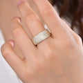 Fashion Zircon 925 Sterling Silver Rings Luxury Elegant Design Ring for Women and Man