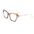 Manufacturer New Product Prescription Lady Premium Eye Glass Sheet for Glasses Acetate Combine Metal Frames