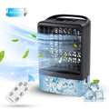Smart Home Office Desktop 500ML Water Ice Air Cooler Fan 4000mAh USB Portable Mini Cooling Fan