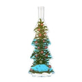 Christmas Tree Shape Wine Bottle 500ml Customizable LOGO Special-shaped Glass Bottle with High Appearance