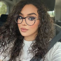 2024 Jiuling Eyewear Fancy Spectacles Frame Custom Eyewear Frame Cat Eye Anti Blue Light Crystal Eyeglass  for Women Glasses