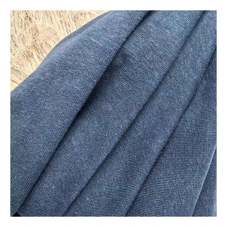 22010 Organic 55% Hemp 45% Cotton Single Jersey Fabric for Activewear Bedding Home Textiles-Eco-Friendly OEKO-TEX Certified