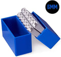 12 Packs (6mm 1/4") Constellations Theme Design Metal Stamp Punch with Tool Case for Jewelry Leather Wood Stamping 12 Zodiac