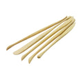 Cpatrick 5-Piece Double-Ended Wooden Mini Modeling Tools Clay Sculpture Supplies for Cutting Carving Smoothing for Art Projects