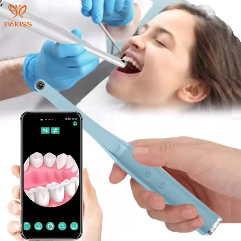 PAKISS Visual Oral Instrument 1080HD Usb Wireless Wifi Oral Dental Endoscope Connect Smartphone Portable Dental Intraoral Camera