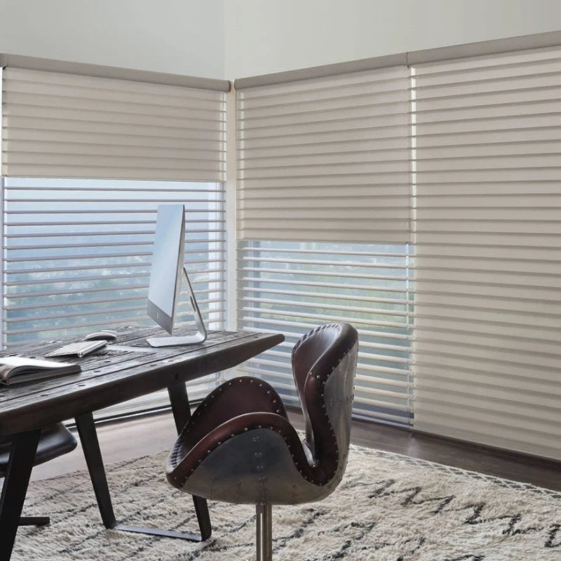 Sheer Roller Blinds Triple Shade Shangri La Blinds Silhouette Shades Shangri-La Blinds for Window