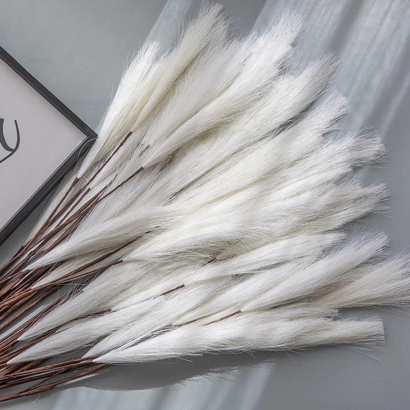 C058 Beautiful Luxury Artificial Silk Flower MSH Pampas Grass Flower for Home Vase Decor Wedding Easter Holiday Decoration