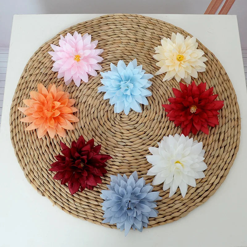 Silk Artificial Flower Heads Wholesale Artificial Flower Epiphyllum Flower for Wedding Decoration