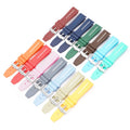20mm 21mm 22mm Replacement TPU Watch Band Hot Sale Curved End Rubber Watch Strap With Pin Buckle for Moon Watch
