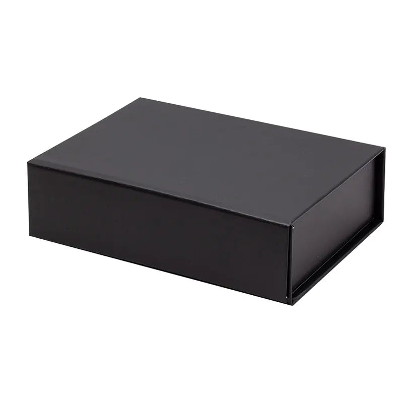 Luxury A6 Shallow Black Custom Design Gift Box Packaging Idea for Cosmetics