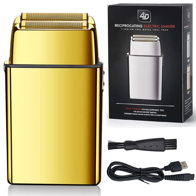 Metal LCD Shaver Barber Hair Beard Electric Shaver for Men Rechargeable Electric razor Bald Head Shaving Machine Finishing Tool