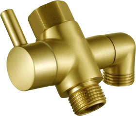 Modern Uncoated BrassShower Arm Diverter Valve for Bathroom Faucet with Easy Installation and 3-Year Warranty