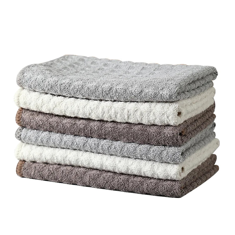 Wholesale Large Waffle Rag Kitchen Glass Bar Car Magic Cleaning Cloth 400gsm Pineapple Grid Microfiber Towel Scouring Pad