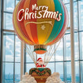2025 New Christmas Outdoor Patio Christmas Decoration Sleigh Santa Balloon for Sale