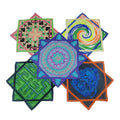 Dapo Star Spinning Cloth Handkerchief Cotton Polyester 64cm 68cm Wholesale Uv Printing 4 Layer for Musical Dancing