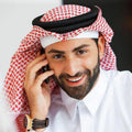 Wholesale  Bandanas square Arabic Muslim 100% Polyester Saudi Arabia Dubai Bandana for Men