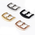Factory Sales 16-22mm AAA Polished Black Gold Rose Gold Buckle 304L Stainless Steel Watch Clasp