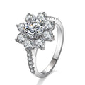 1 Carat Natural Moissanite Ring for Women Fine Jewelry 925 Sterling Silver Engagement Wedding Ring Anniversary Gift 2 Buyers