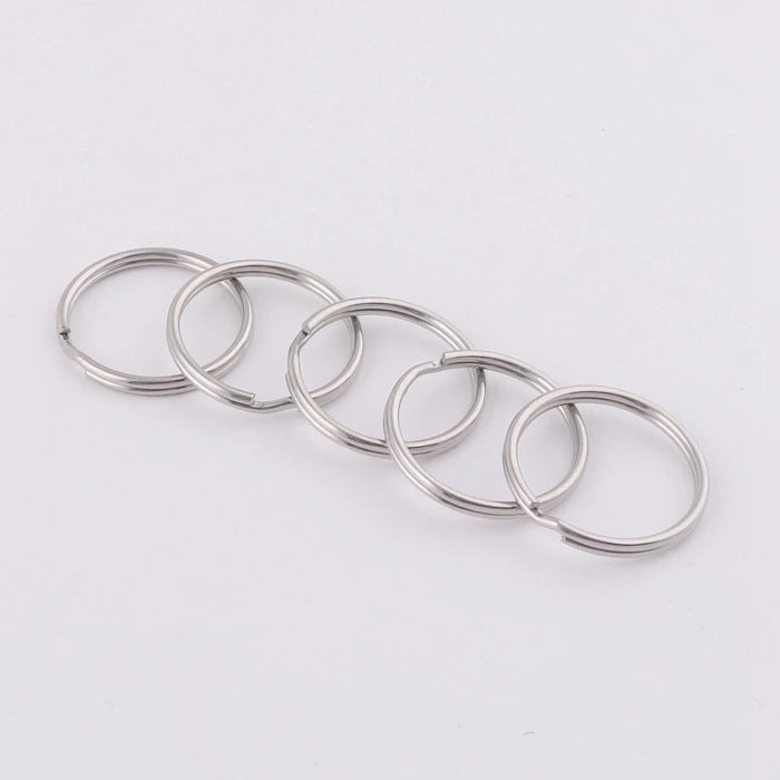 Cheap Price 25mm Stainless Steel Metal Round Split Key Ring for Keychain