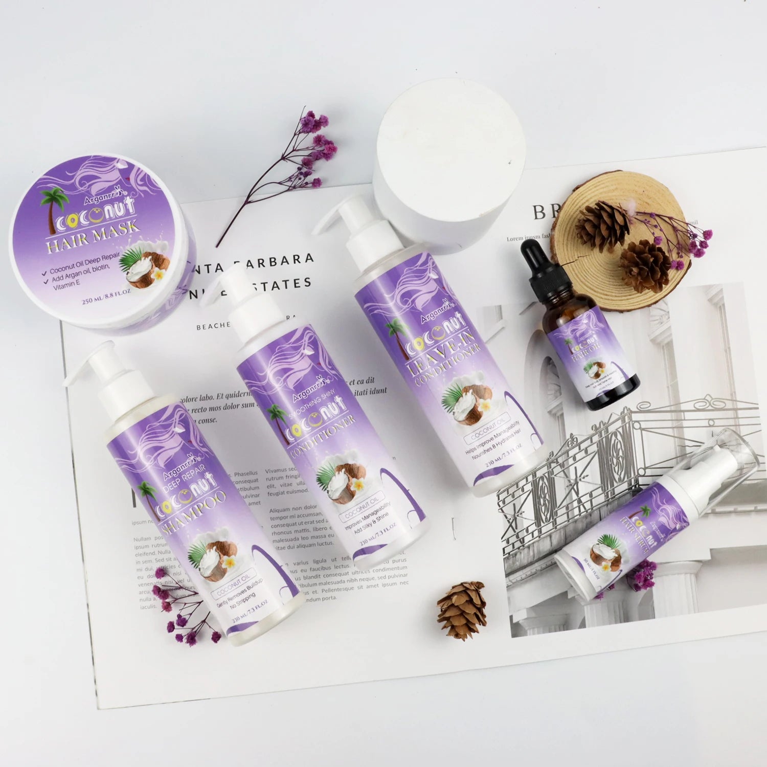 Private Label Afro Hair Care Products All Natural Hair Care for Daily Damage Repair
