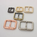 Nolvo World 7 Colors 16mm 20mm 26mm 32mm 38mm Rose Gold Metal Roller Pin Belt Buckle square Ring Pipe Buckle for Bag  Strap