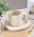 Nordic Cute Ceramic White Coffee Cup Chubby Hotel Cafe Porcelain Tea Mug Fine Cartoon Ceramic Cups with Handle