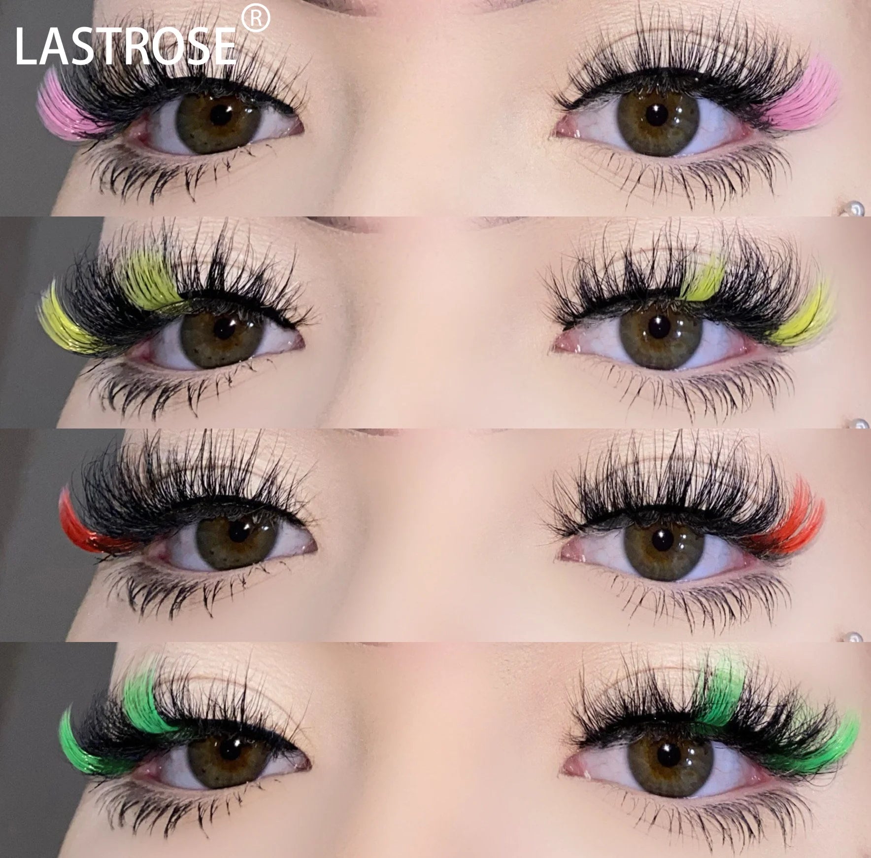 Private Label 15mm Real Mink Eyelash Party Glitter Full Strip Lashes in Colorful Packaging Box Wholesale