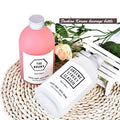 350ml 500ml Empty Small Mouth Clear Frosted Boston Round Beverage Juice Kombucha Glass Bottle with Screw Metal Cap Bulk EEM