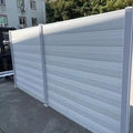 Outdoor Waterproof WPC Vinyl Clad Eco-Friendly Durable Privacy Pool Fence with Decorative Design