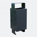 Outdoor Large Steel Municipality Garbage Receptacle Trash Can Outside Park Street Metal Waste Bin Commercial Recycling Dustbin