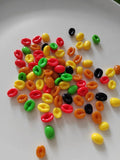 Plastic Mini Coffee Beans Simulation Flatback Cabochon Food Scrapbooking for Craft DIY Phone Decoration Accessories