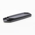 Matte Black Melamine Plate Wholesale Plastic Dinnerware Sets Serving Plates