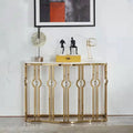 Modern Designer Hallway Tables SS Frame Metal Console Table Set Furniture Living Room Set Coffee END Luxury Gold Console Tables