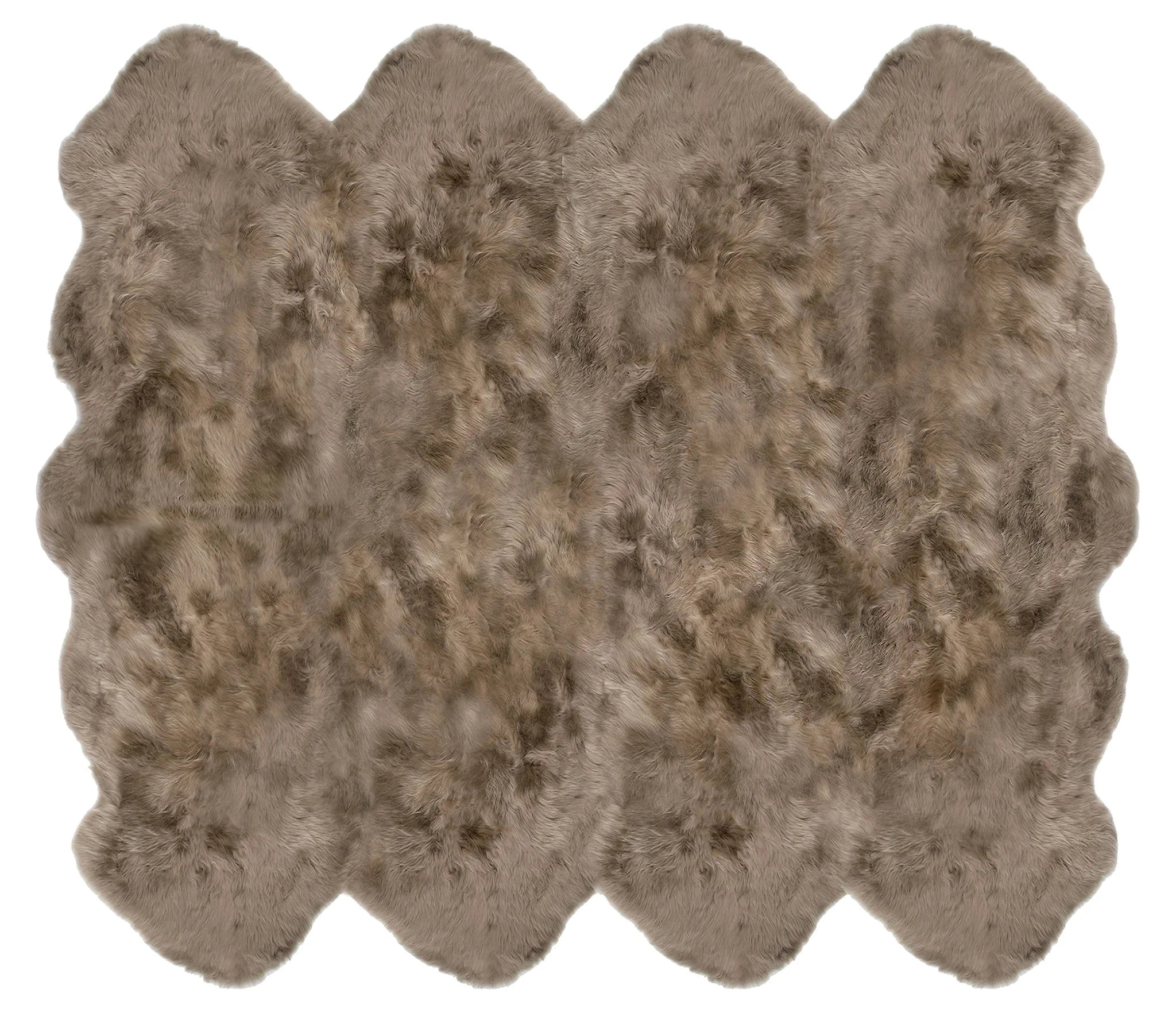 OEKO-TEX Modern High Pile Extra Thick Throw Carpet Octo Sheepskin Fur Rugs 100% Real Australian Sheepskin ECO-TAN Process Grade