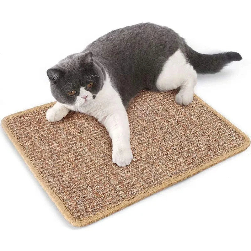 Cross-Border Sisal Anti-Cat Scratch Protective Pet Floor Mat Indoor Cat Scratching Mat for Sofa & Furniture MegaBDM