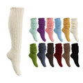 Xianghui Sweet Colorful Girls Flufy Winter Warm Wholesale Knee High Thick Slouch Socks for Women
