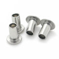 304/316 Stainless Steel Oval Half Round Head Semi Hollow Tubular Rivets
