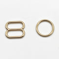 Eco-friendly Hanging Plating Rose Gold Alloyed Bra Sliders Rings Bra Straps Adjusters Manufacturer for Underwear