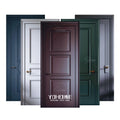 European Elegant Style Wood Door Design Bedroom Wooden Door Interior Luxury Expensive Wooden Door