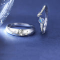 Astronaut Planet Ring Spaceman Moon Ring Star Moon Finger Ring for Lover Men Women Couples Accessories