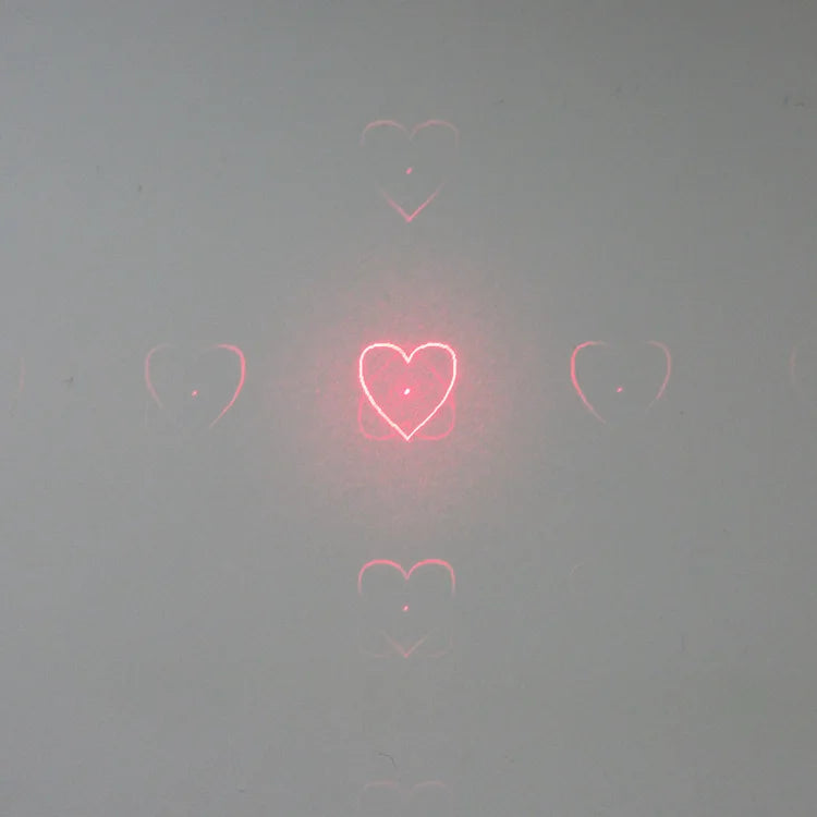 Heart Laser Cardioid Effect Red Laser 650nm 100mw Module with Heart Shape Laser Pointer