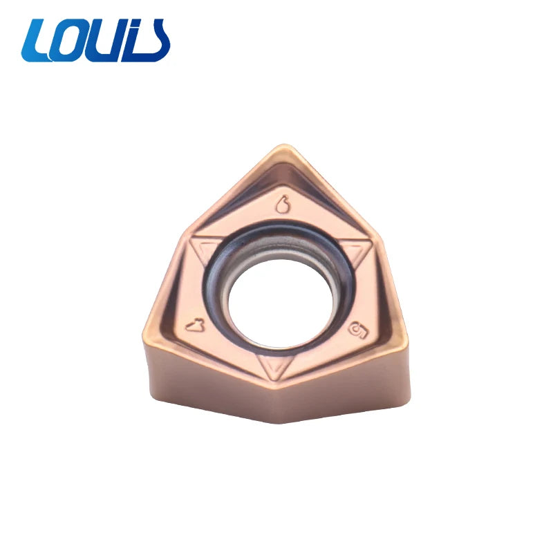 CNC Cutting Tools WNMU040304-YC Hard Alloy Milling Cutter Inserts PVD Coating for Stainless Steel Parts OEM Customizable